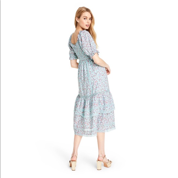 * SOLD* LSF x Target Celeste Smocked Puff Dress - Picture 3 of 7